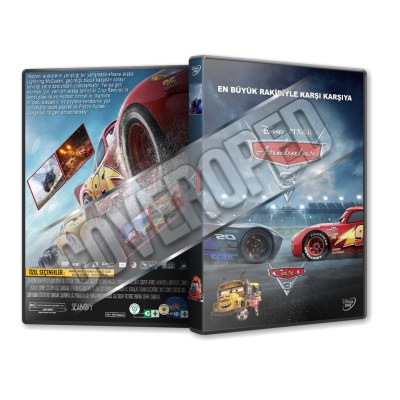 Arabalar 3 - Cars 3 2017 Cover Tasarımı (Dvd Cover)